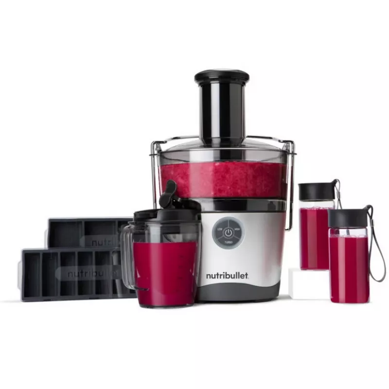 NutriBullet juicer Pro NBJ200G (plata/gris, 1.000 vatios) (0C22500002)