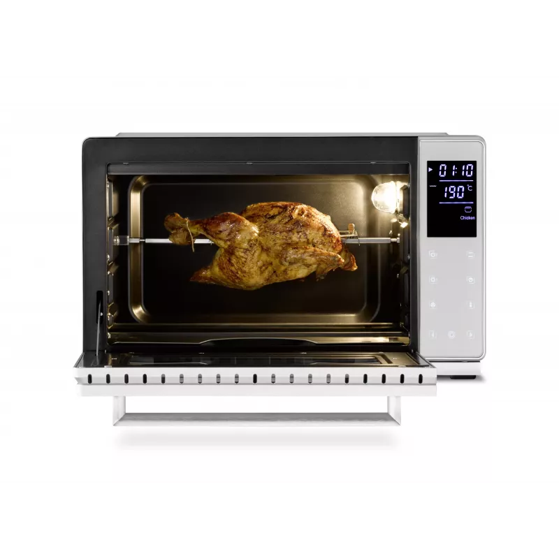 Horno compacto Caso Bake & Style 26 Touch 1500 W Plata – Mini horno para encimera, 26 cm de ancho útil