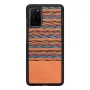 Funda para móvil man and wood para Samsung Galaxy S20+ — marrón a cuadros con borde negro