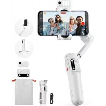 Estabilizador para smartphone Hohem iSteady V3 AI Kit — blanco, modelo HPG-V3 W