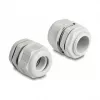 Prensaestopas EX DeLOCK M25 gris 2 uds. poliamida