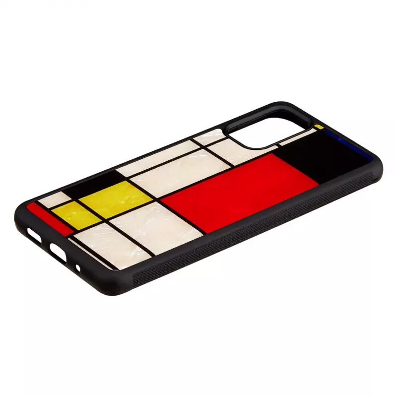 Funda protectora iKins para Samsung Galaxy S20+ – diseño impreso negro