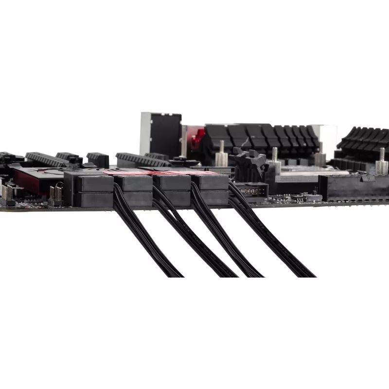 Cable SATA Silverstone CP11 0,3 m negro