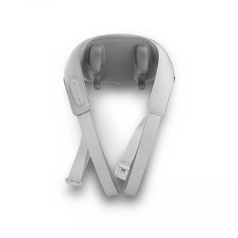 Masajeador de cuello Medisana NM 990, a pilas, 24 W, función de calor, 3 velocidades, 2 programas, gris
