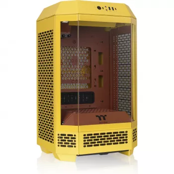 Caja Mini Tower THERMALTAKE The Tower 250 Butter Caramel — microATX/Mini-ITX, compatible con ATX, caja compacta