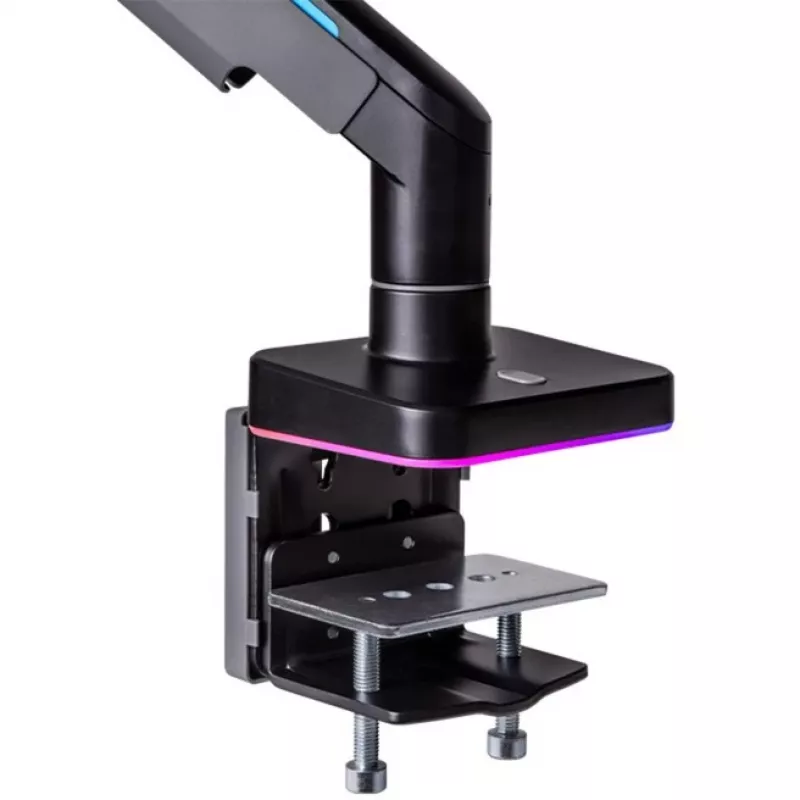 Thermaltake GEA-MSR-SMSBLK-01 soporte para monitor 124,5 cm 49 pulgadas de mesa negro gris