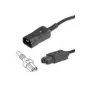Cable de alimentación Bachmann 356.1240 negro 2 m C14 C15 conector hembra