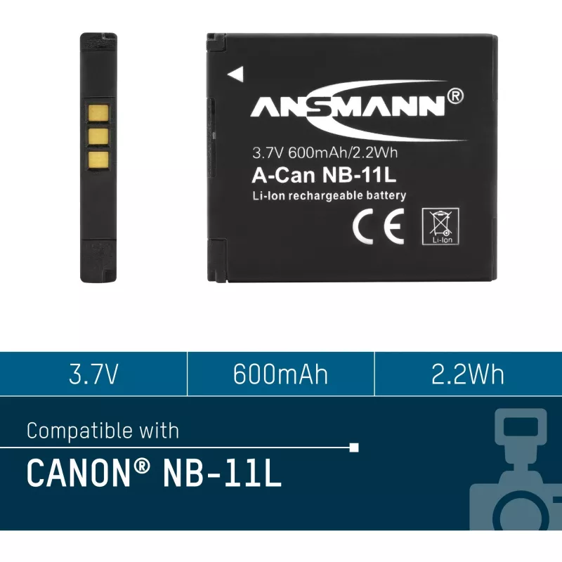 Batería Ansmann A-Can NB-11L ion de litio 600 mAh
