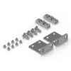 Set de montaje Ubiquiti UACC-Rack-Ear-1U gris acero galvanizado