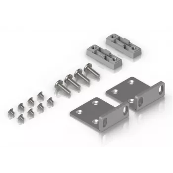 Set de montaje Ubiquiti UACC-Rack-Ear-1U gris acero galvanizado
