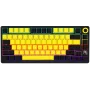 Teclado gaming mecánico inalámbrico LORGAR KBP7075W — Negro/Amarillo, distribución EN