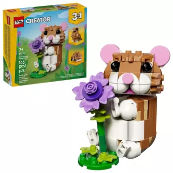 LEGO CREATOR 3 EN 1 31376 Hámster adorable con flor