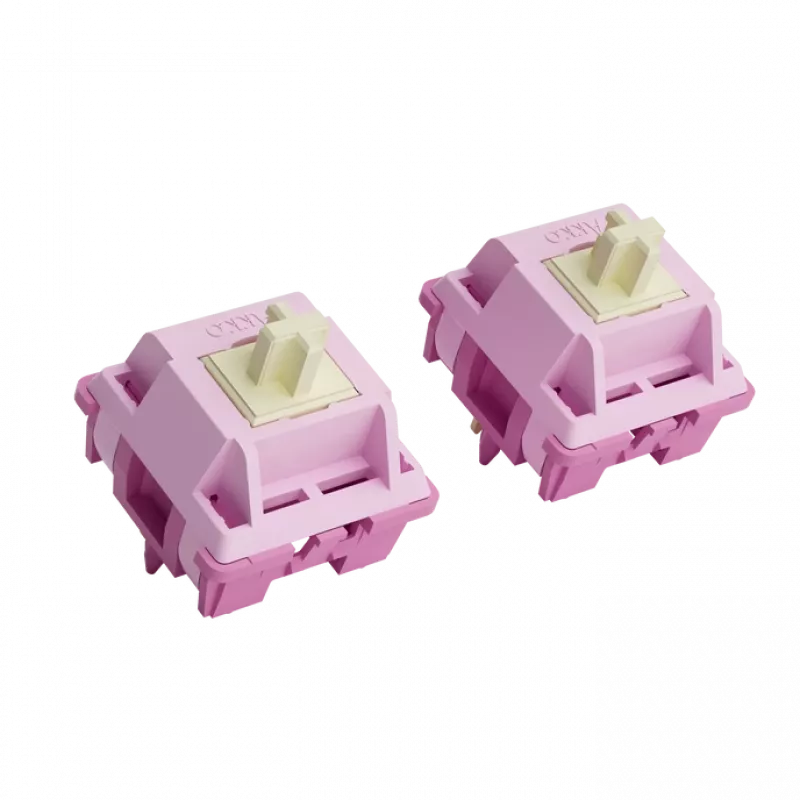 Interruptor mecánico AKKO V3 Creamy Lila Pro 5‑Pin táctil MX‑Stem 30g