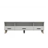 Soporte de TV Cama LOTTA 180cm blanco + roble sonoma