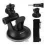 Puluz soporte para parabrisas de coche para cámaras de acción (incl. Osmo Action 5 Pro, Insta360 X5)
