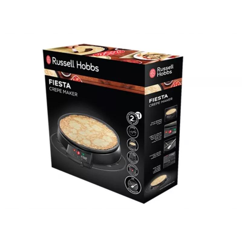 Máquina de crepes Russell Hobbs 20920-56 1 crepe(s) 1200 W Negra