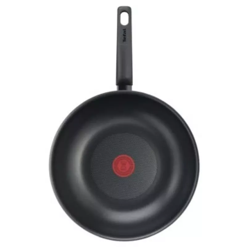 Sartén multiusos Tefal B55619 — 28 cm Aluminio, revestimiento antiadherente de titanio, Thermo-Spot