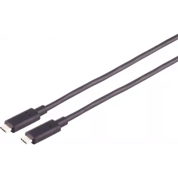 Cable USB S/CONN 30-41075 USB 3.2 Gen 2 10 m negro