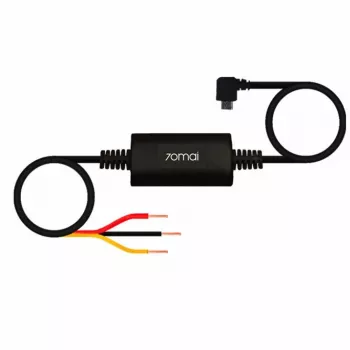 Adaptador DC 70mai UP03 para dashcam, cable de 3 m, negro
