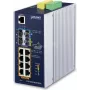 Switch gestionado PLANET IP30 DIN-rail Industrial L3 8P