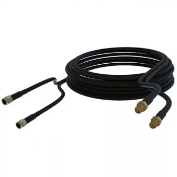 Poynting - Accesorio para antenas - Cable - A-CAB-92 - 5 m Twin HDF-195 Low Loss cable conector macho SMA a conector hembra SMA (A-CAB-092)