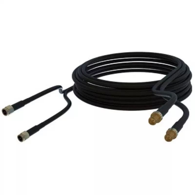 Poynting - Accesorio para antenas - Cable - A-CAB-92 - 5 m Twin HDF-195 Low Loss cable conector macho SMA a conector hembra SMA (A-CAB-092)