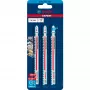 Bosch Expert 2608900560 hoja de sierra de calar carburo 3 piezas