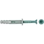 Anclaje para clavar FISCHER N 6x40/10 S (100 piezas) — anclaje metálico para clavar 6×40 mm, casquillo 10 mm