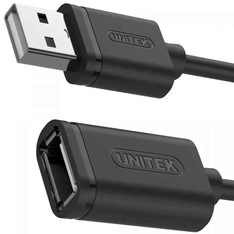 Cable de extensión Unitek Y-C428GBK USB 2.0, Am-af