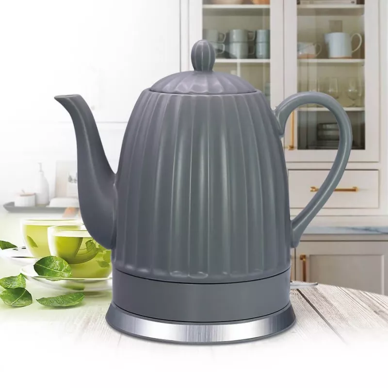 Hervidor de agua Maestro MR-077, 1,5 L, 1500 W, carcasa de cerámica, gris