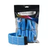 Set de extensión de cable CableMod PRO ModMesh 12VHPWR — azul claro, extensiones GPU 12+4 pines de 3 piezas