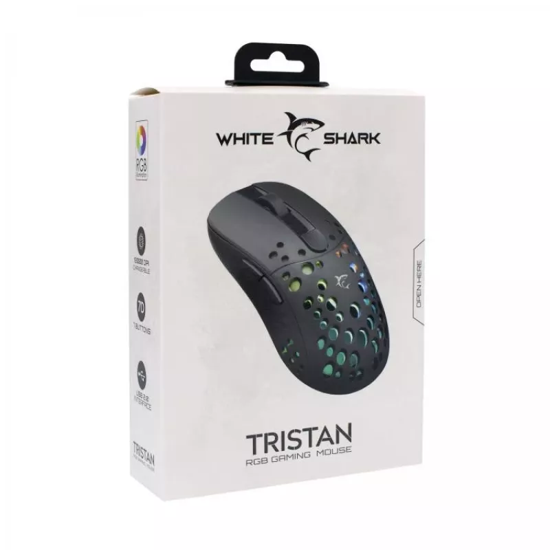 Ratón White Shark TRISTAN USB Type-A