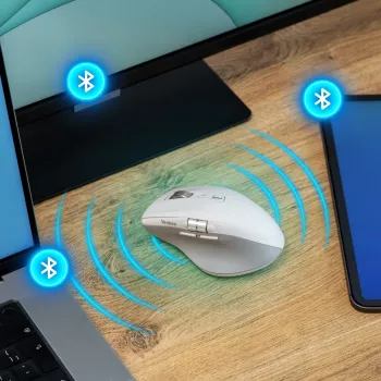 Ratón inalámbrico YENKEE 2095WH SPIN DUAL Smart Flying Scroll