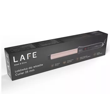 Rizador LAFE Sleek & Shine Curler 25 mm LAFLKA47571 – barra redonda de 25 mm, rizador eléctrico
