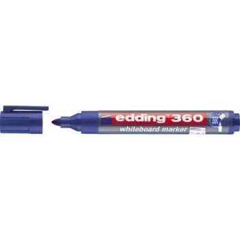 Rotulador Edding 360 punta redonda azul