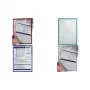Funda magnética FRANKEN FRAME IT X-tra!Line, DIN A4, gris soporte para documentos, transparente, magnético, film rígido 0,32 mm - 1 unidad