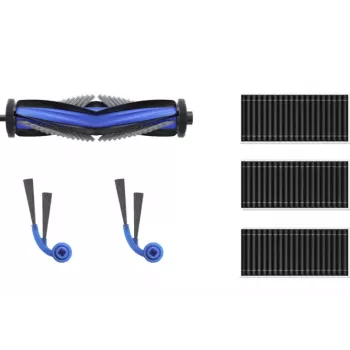 Kit de servicio Ecovacs DKT060214 para la familia DEEBOT T80 — 1 cepillo principal anti-enredos, 2 cepillos laterales anti-enredos, 3 filtros antibacterianos