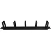 Alantec PK048 organizador de cables 1U 19 con pasacables de cepillo, 5 soportes de plástico