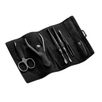 Set de manicura Böker Arbolito Traveler diseño compacto, herramientas de acero inoxidable