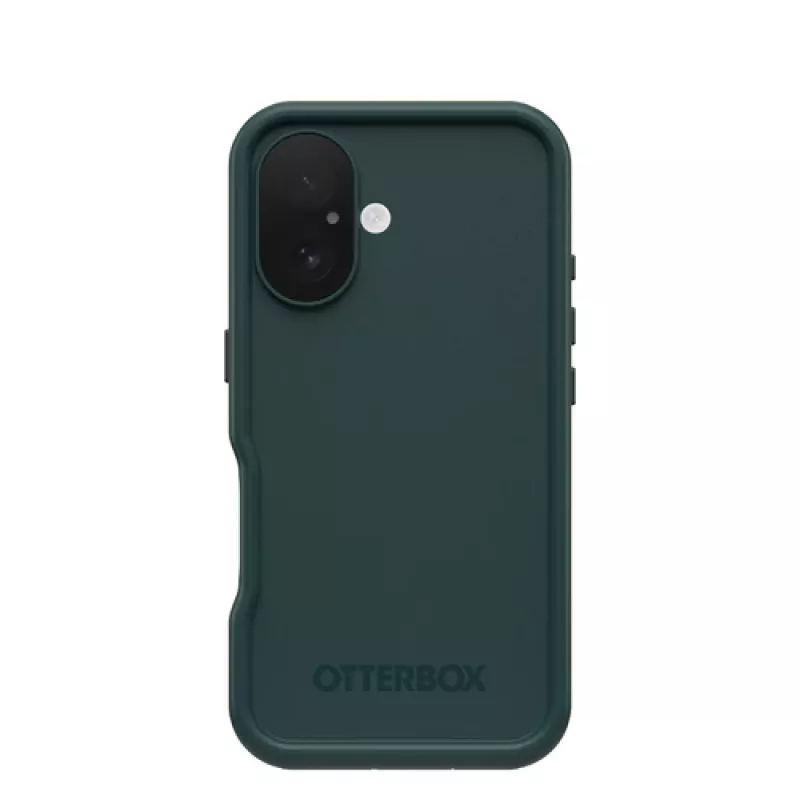 OtterBox FRE - Funda protectora impermeable para móvil - compatible con MagSafe - capa de policarbonato, elastómero termoplástico (TPE) - Salvia