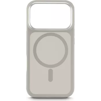 Funda híbrida White Diamonds para iPhone 17 Pro — Color arena, carcasa híbrida protectora