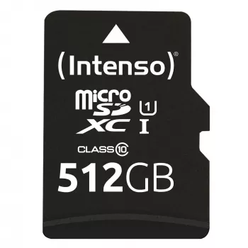 Memoria flash Intenso 512GB UHS-I microSD CL10