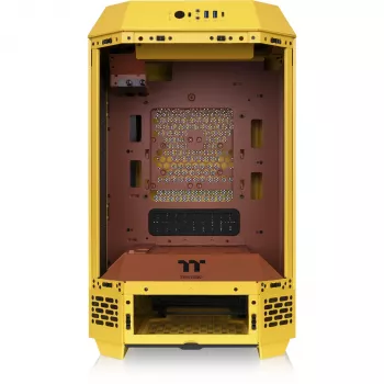 Caja Mini Tower THERMALTAKE The Tower 250 Butter Caramel — microATX/Mini-ITX, compatible con ATX, caja compacta