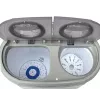 Lavadora de carga superior Camry Premium CR 8052 3 kg gris, blanca