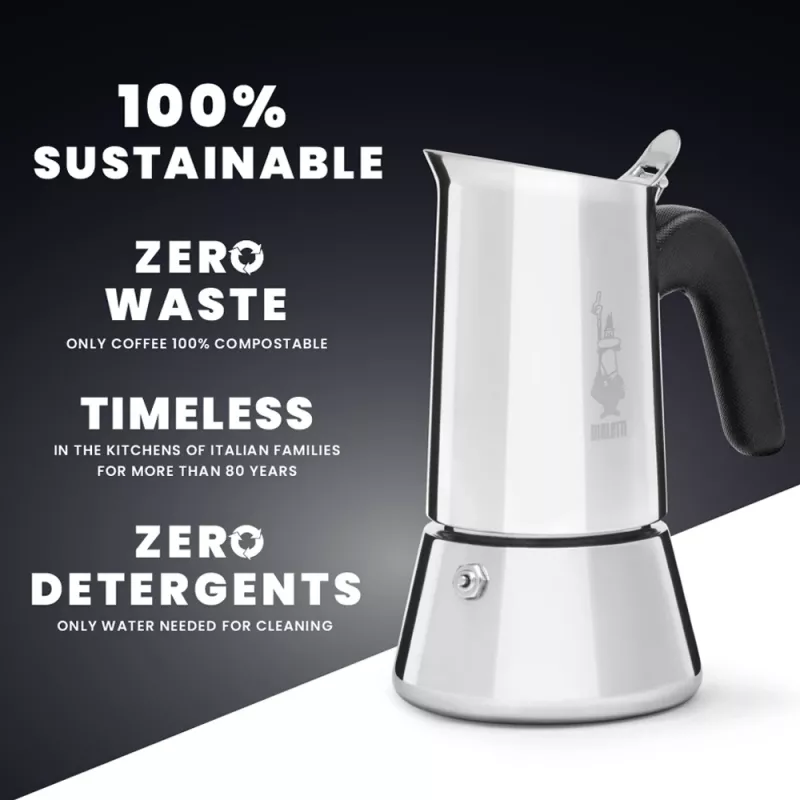 Bialetti Venus box cafetera moka 0,5 L plateada