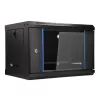 EXTRALINK LITE 6U 530X400 armario rack de pared negro con estante