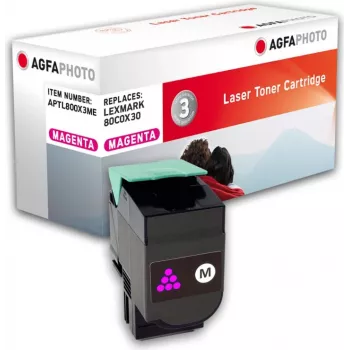 Cartucho de tóner AgfaPhoto APTL800X3ME Magenta, 4.000 páginas, 1 ud.