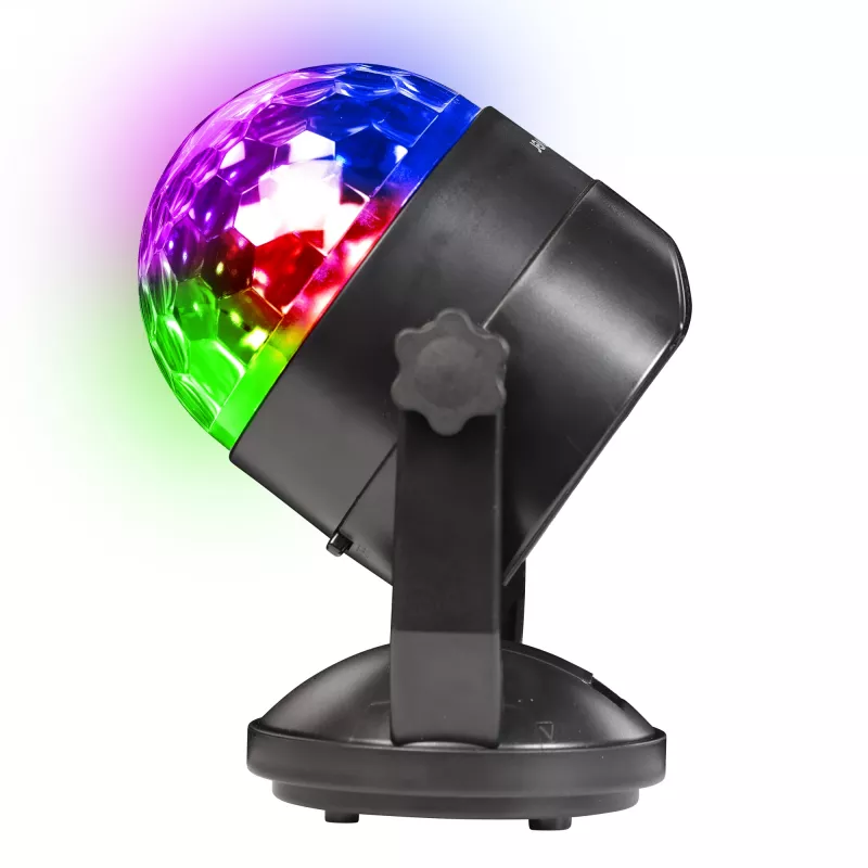 Bola de discoteca LED DENVER LDB-319 – luz de fiesta LED compacta, modelo 117220200040