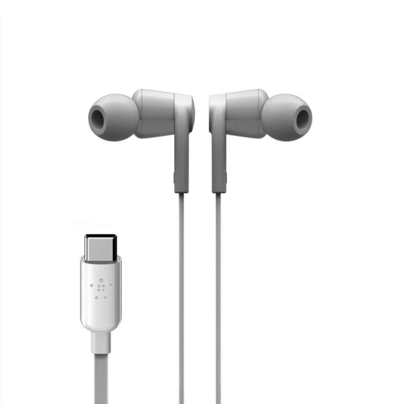 Auriculares Belkin ROCKSTAR USB Type-C blanco