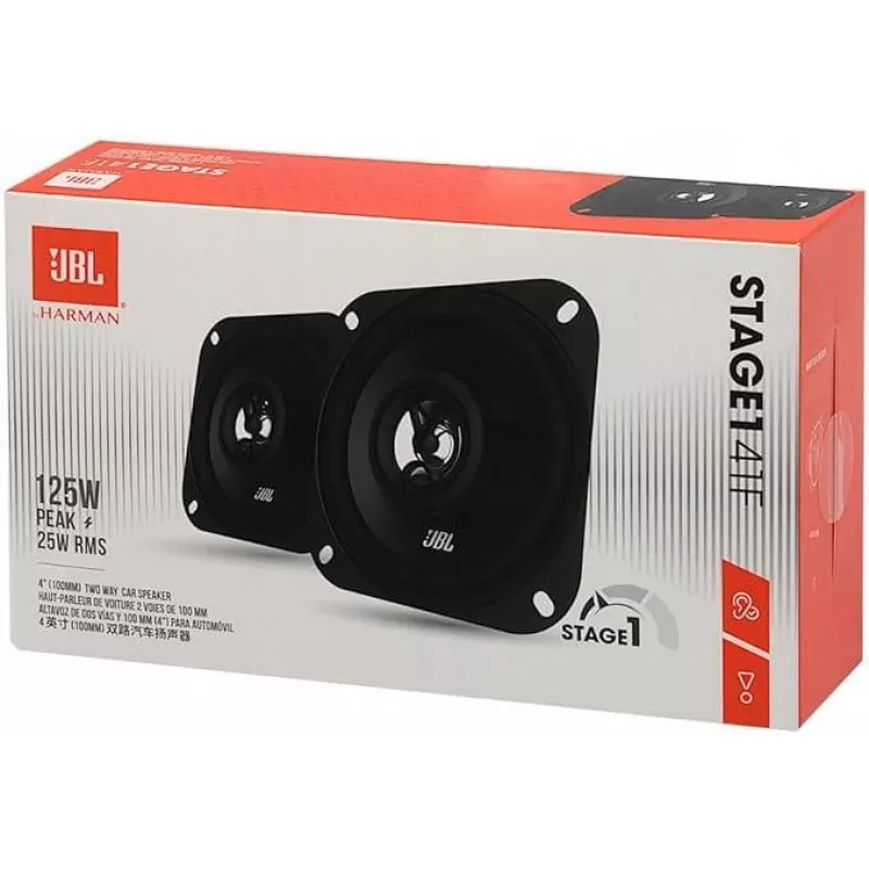 Altavoces de coche coaxiales de 2 vías de 10 cm JBL SPKS141F, pareja de 10 cm, woofer coaxial + tweeter